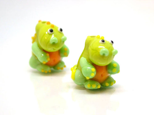 Green animals glass