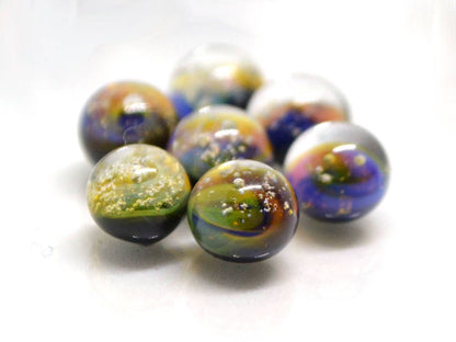 space lampwork beads half-drilled beads galaxy beads for earrings galaxy jewelry making lampwork galaxy bead Focal