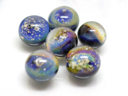 space lampwork beads half-drilled beads galaxy beads for earrings galaxy jewelry making lampwork galaxy bead Focal