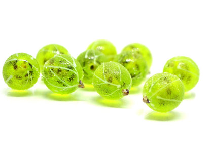 Glass gooseberry beads, Lampwork gooseberry beads, Glass berries, Gardener gift, Fruit sculpture, Forrest berry, Garden berry, Half drilled