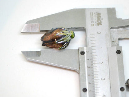 aventurine beads gold glass beads gold sand gold beads floral lampwork handmade beads gold glass pendant gold glitter beads flower pendant