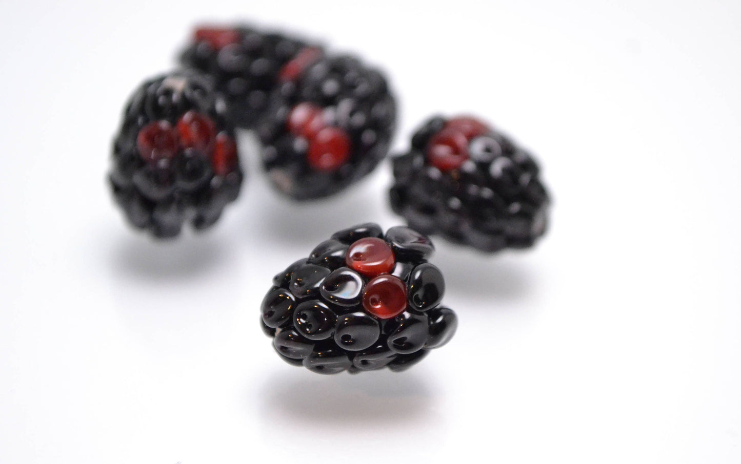 jewelry making set handmade black beaded jewelry black bead bracelet making colorful glass jewelry bead berry glass artisan lampwork jewelry