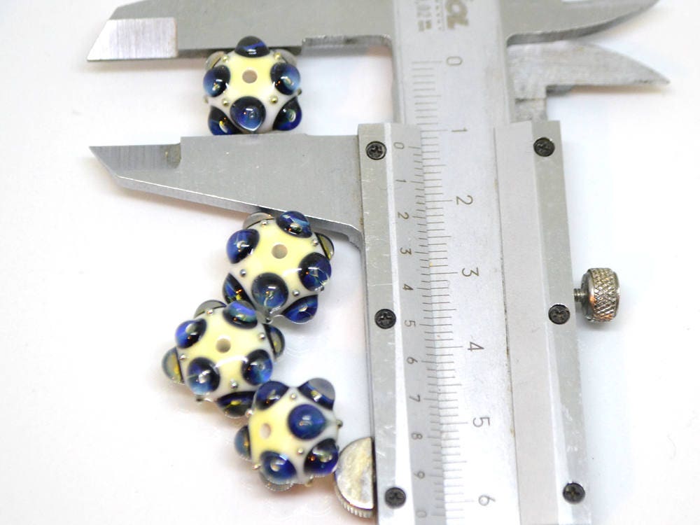 blue lampwork blue white lampwork glass beads white glass beads rondelle glass bead ocean drop ocean blue glass beads ocean jewelry supply