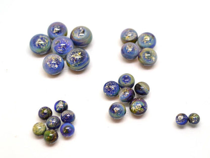 space lampwork beads half-drilled beads galaxy beads for earrings galaxy jewelry making lampwork galaxy bead Focal