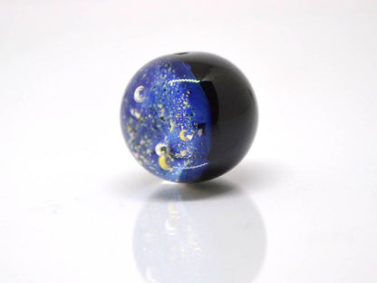 blue space beads galaxy jewelry diy project blue nebula necklace space jewelry artisan glass beads italian glass bead space inspire universe