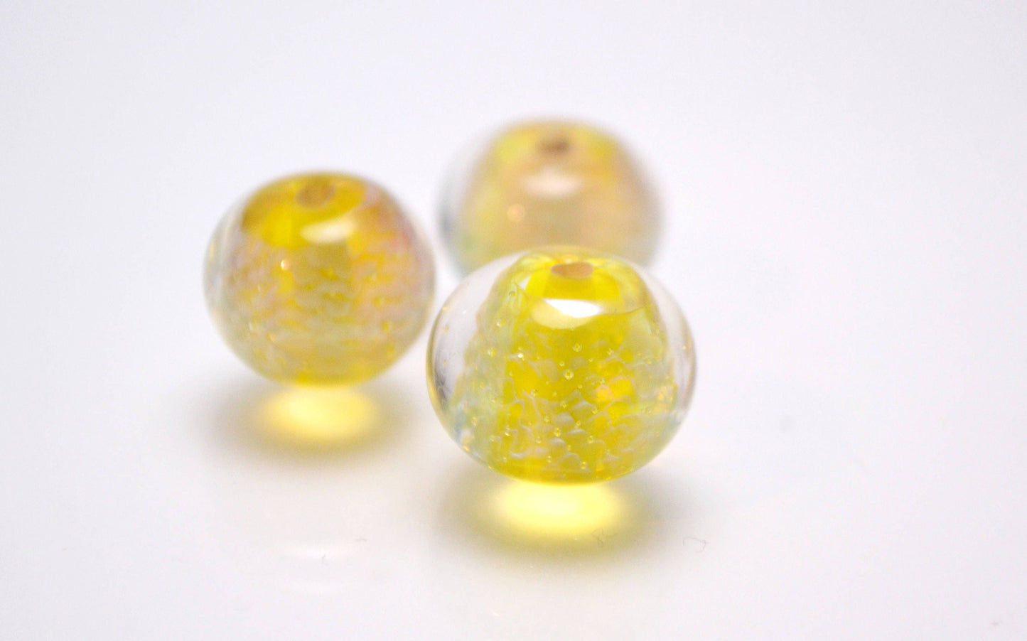 lampwork glass bead  Snake jewelry bead scale jewelry yellow blue scale glass beads for jewelry making set artisan lampwork yellow bead