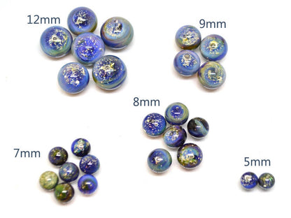 space lampwork beads half-drilled beads galaxy beads for earrings galaxy jewelry making lampwork galaxy bead Focal
