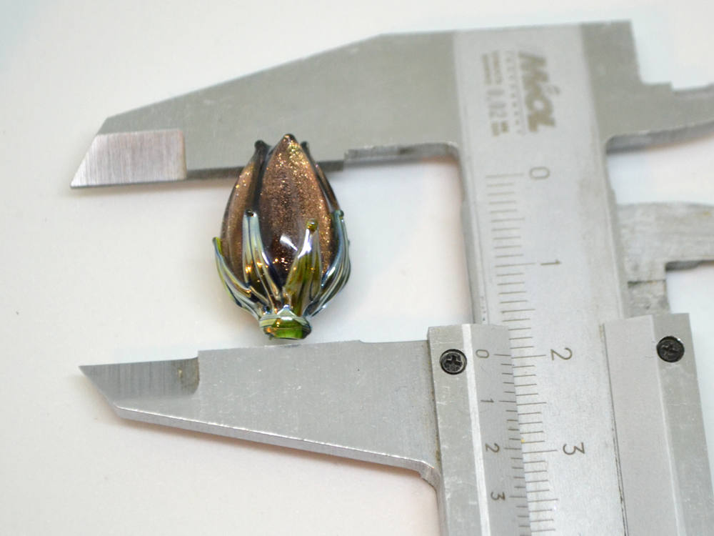 aventurine beads gold glass beads gold sand gold beads floral lampwork handmade beads gold glass pendant gold glitter beads flower pendant