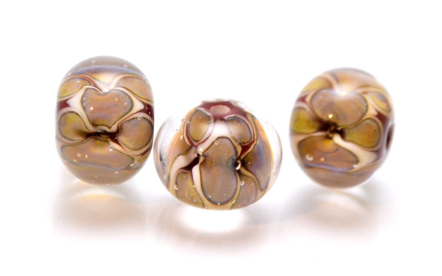 colorful bead snake jewelry handcrafted beads  artisan lampwork glass  3d flower glass clear pearl  jewelry set reptile bead handmade