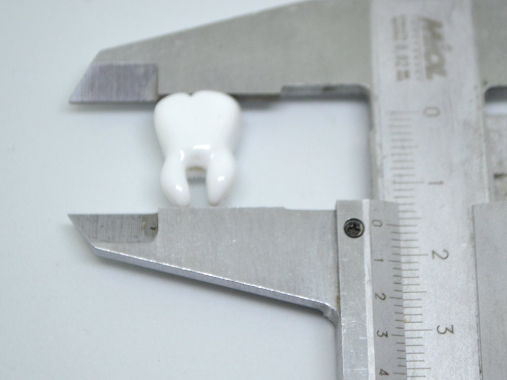 Glass tooth beads - Dentist gift- Teeth beads - Dentist beads funny - Halloween beads, Artisan lampwork, Handmade beads Teeth jewelry Human