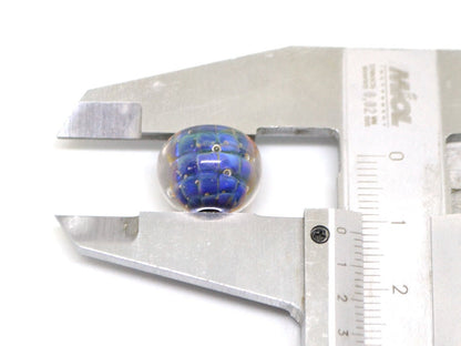 glass beads set for bracelet making lampwork beads blue glass beads green crocodile stripes beads reptile artisan lampwork rondelle lampwork